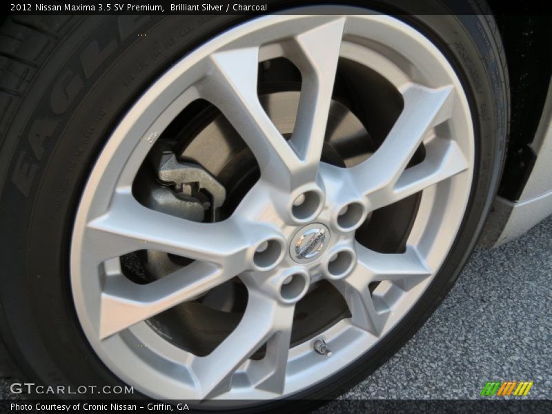 Brilliant Silver / Charcoal 2012 Nissan Maxima 3.5 SV Premium