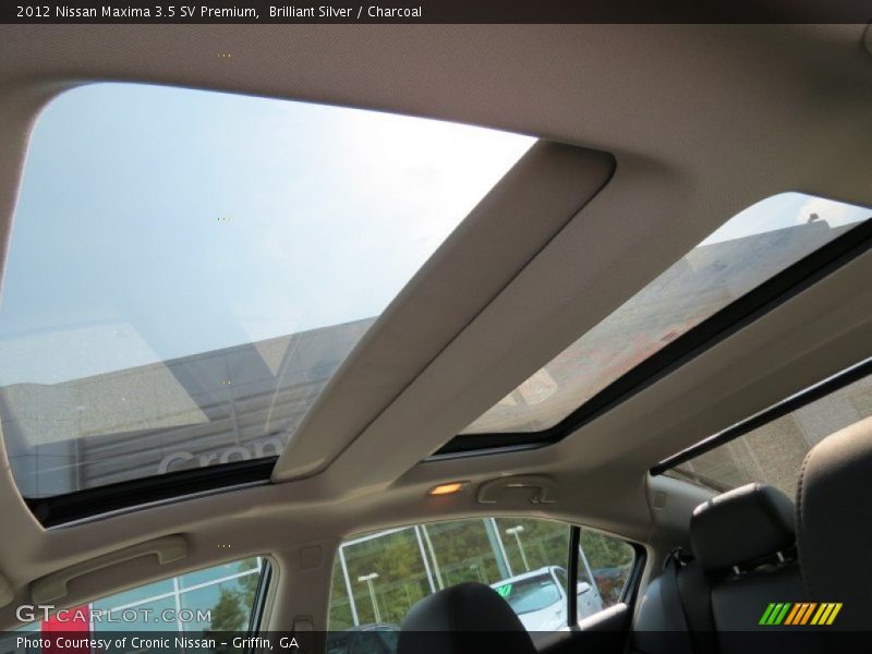 Brilliant Silver / Charcoal 2012 Nissan Maxima 3.5 SV Premium