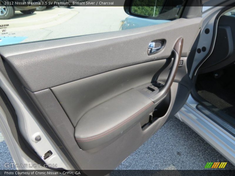 Brilliant Silver / Charcoal 2012 Nissan Maxima 3.5 SV Premium