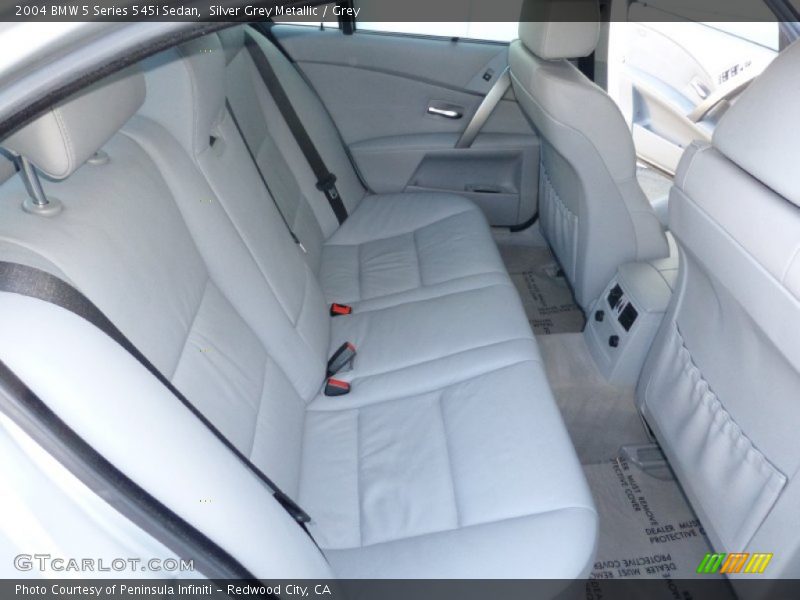 Silver Grey Metallic / Grey 2004 BMW 5 Series 545i Sedan
