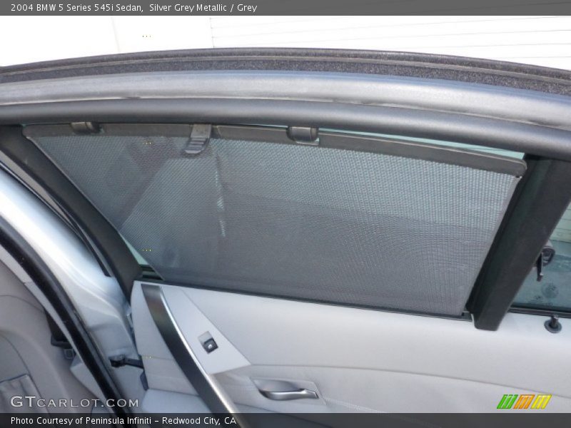 Silver Grey Metallic / Grey 2004 BMW 5 Series 545i Sedan