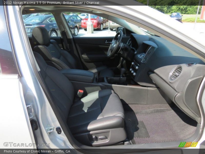 Brilliant Silver / Charcoal 2012 Nissan Maxima 3.5 SV Premium
