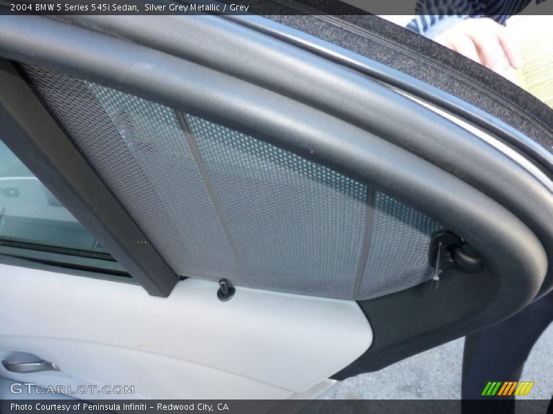 Silver Grey Metallic / Grey 2004 BMW 5 Series 545i Sedan