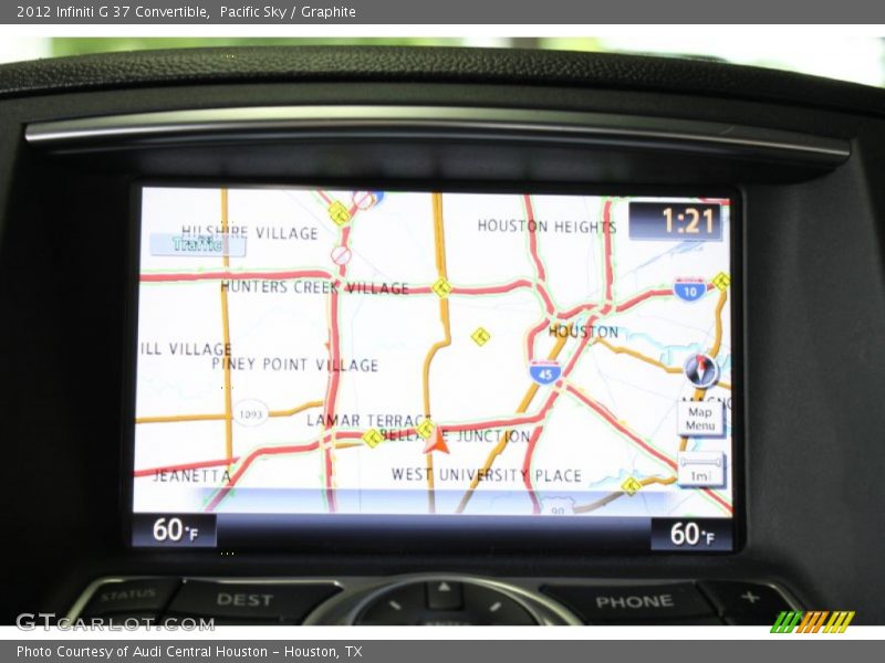 Pacific Sky / Graphite 2012 Infiniti G 37 Convertible