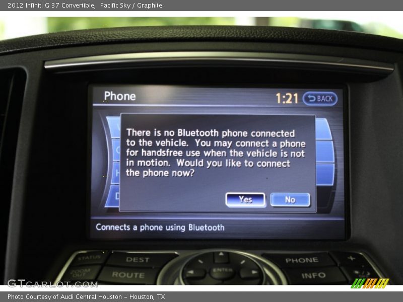 Pacific Sky / Graphite 2012 Infiniti G 37 Convertible