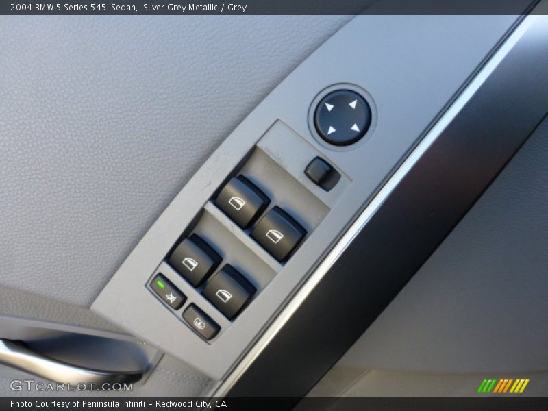 Silver Grey Metallic / Grey 2004 BMW 5 Series 545i Sedan