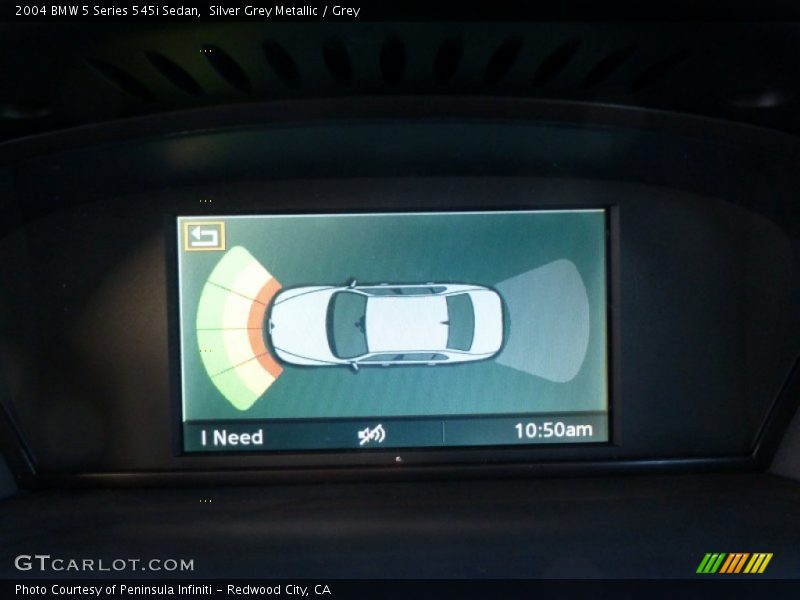 Silver Grey Metallic / Grey 2004 BMW 5 Series 545i Sedan