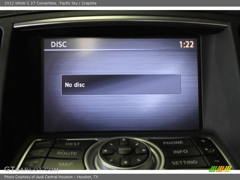 Pacific Sky / Graphite 2012 Infiniti G 37 Convertible