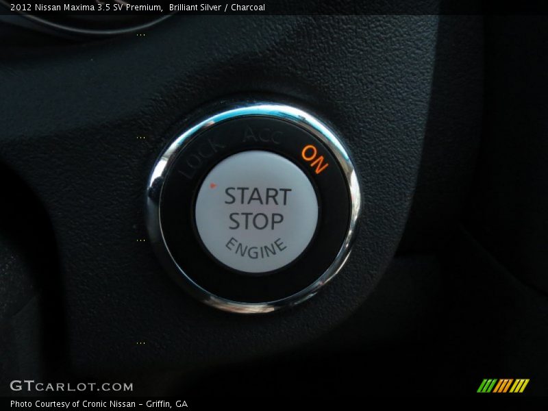 Brilliant Silver / Charcoal 2012 Nissan Maxima 3.5 SV Premium