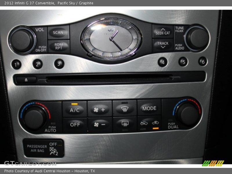 Pacific Sky / Graphite 2012 Infiniti G 37 Convertible