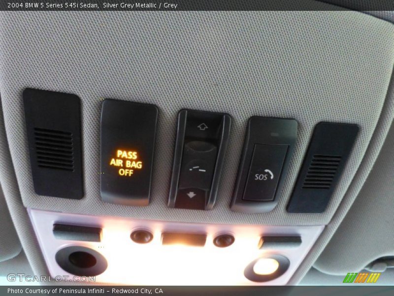 Silver Grey Metallic / Grey 2004 BMW 5 Series 545i Sedan