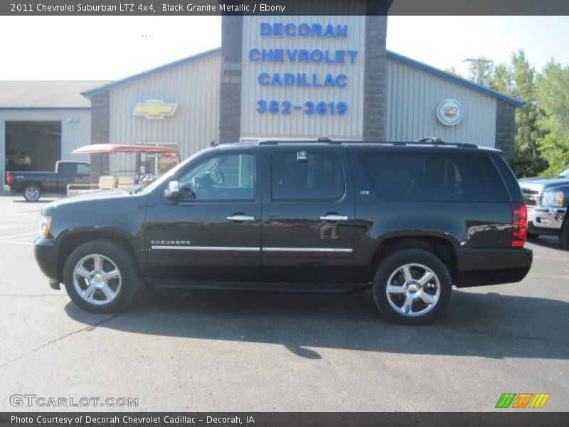 Black Granite Metallic / Ebony 2011 Chevrolet Suburban LTZ 4x4