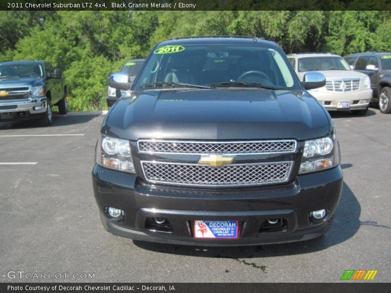Black Granite Metallic / Ebony 2011 Chevrolet Suburban LTZ 4x4
