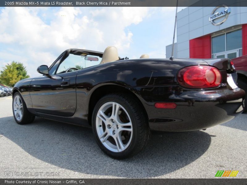 Black Cherry Mica / Parchment 2005 Mazda MX-5 Miata LS Roadster