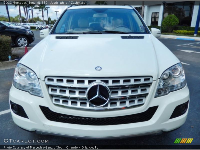 Arctic White / Cashmere 2011 Mercedes-Benz ML 350