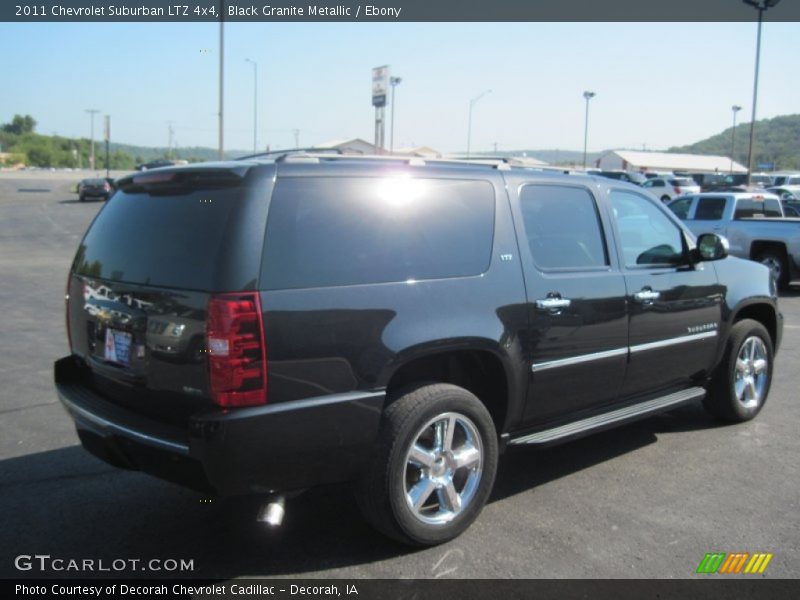 Black Granite Metallic / Ebony 2011 Chevrolet Suburban LTZ 4x4