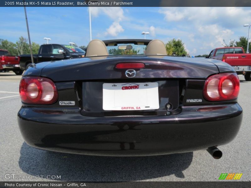Black Cherry Mica / Parchment 2005 Mazda MX-5 Miata LS Roadster