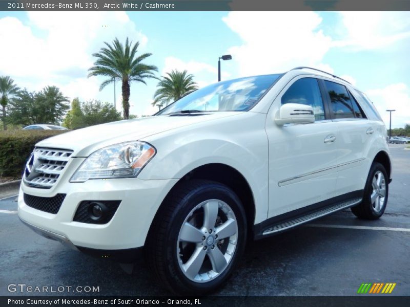 Arctic White / Cashmere 2011 Mercedes-Benz ML 350