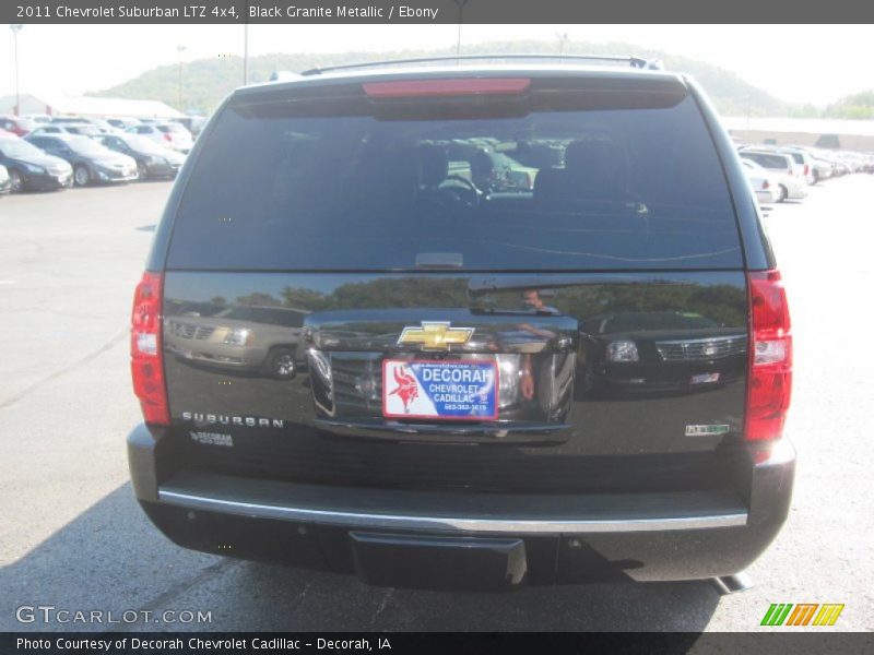 Black Granite Metallic / Ebony 2011 Chevrolet Suburban LTZ 4x4
