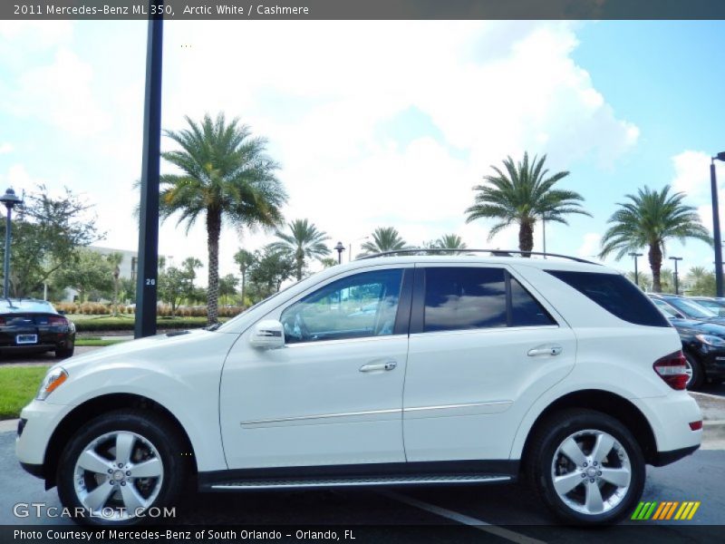 Arctic White / Cashmere 2011 Mercedes-Benz ML 350