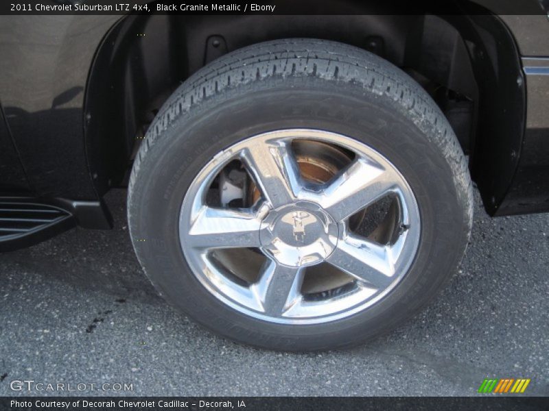 Black Granite Metallic / Ebony 2011 Chevrolet Suburban LTZ 4x4