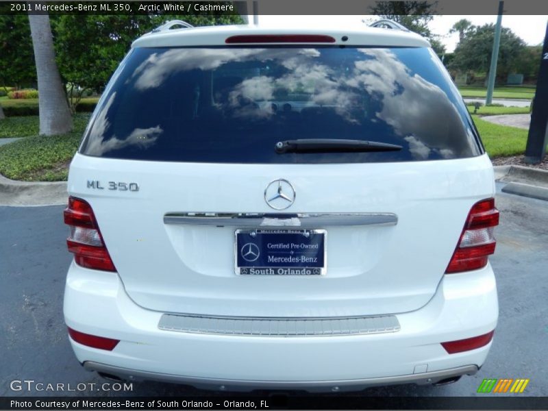 Arctic White / Cashmere 2011 Mercedes-Benz ML 350
