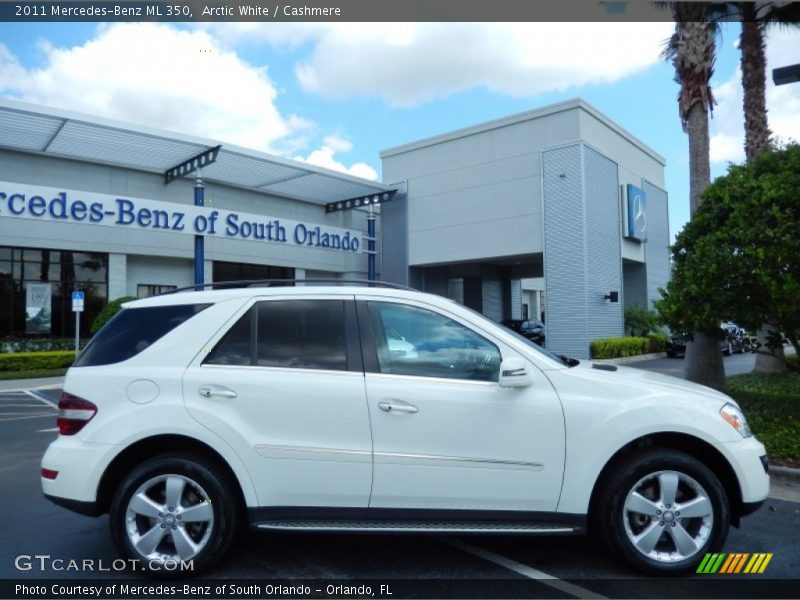 Arctic White / Cashmere 2011 Mercedes-Benz ML 350