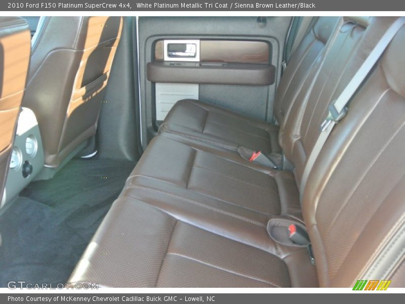 White Platinum Metallic Tri Coat / Sienna Brown Leather/Black 2010 Ford F150 Platinum SuperCrew 4x4