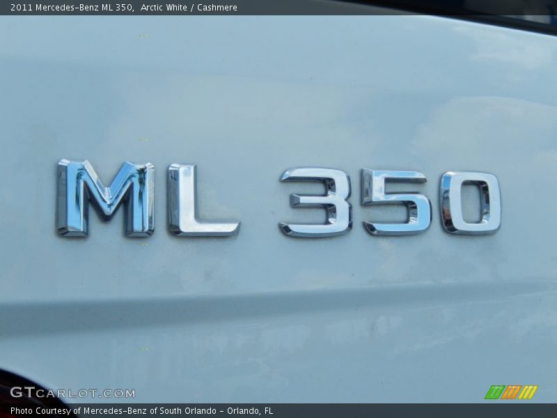 Arctic White / Cashmere 2011 Mercedes-Benz ML 350