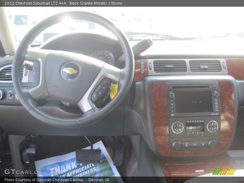Black Granite Metallic / Ebony 2011 Chevrolet Suburban LTZ 4x4