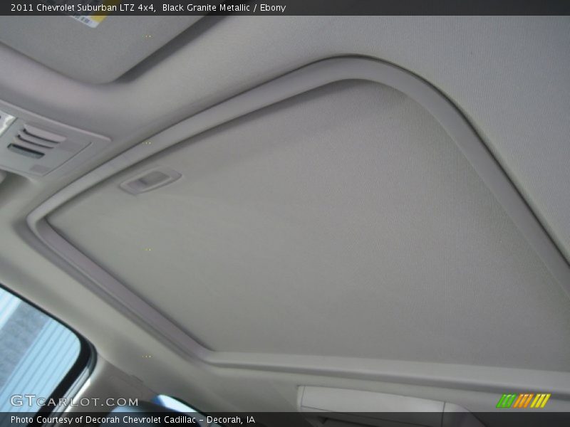 Black Granite Metallic / Ebony 2011 Chevrolet Suburban LTZ 4x4