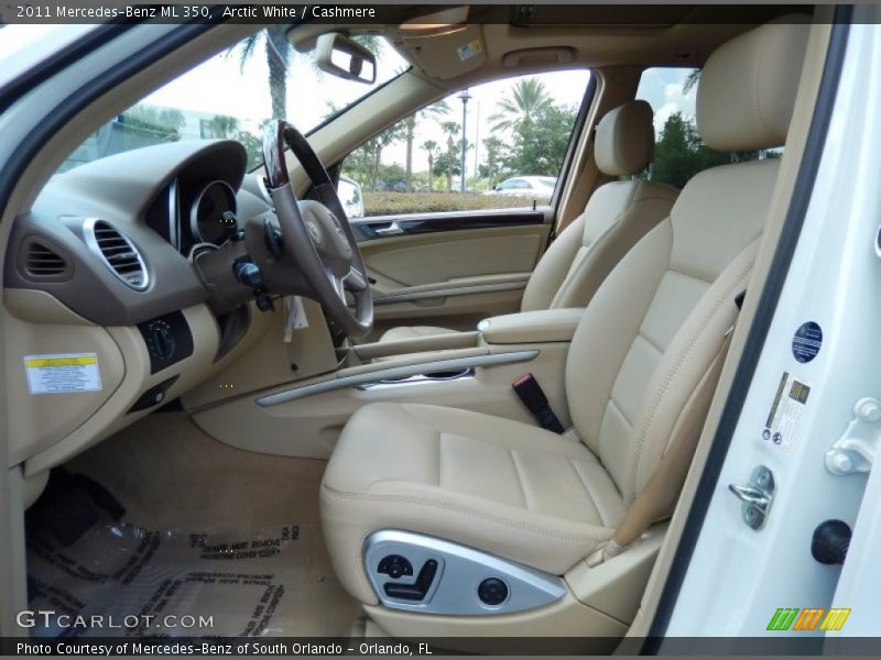 Arctic White / Cashmere 2011 Mercedes-Benz ML 350