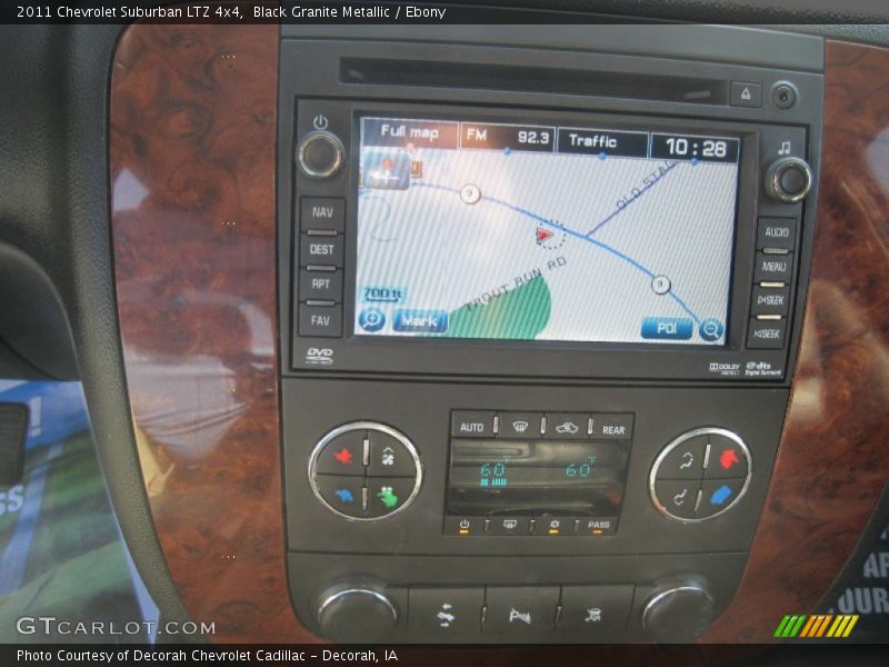 Black Granite Metallic / Ebony 2011 Chevrolet Suburban LTZ 4x4