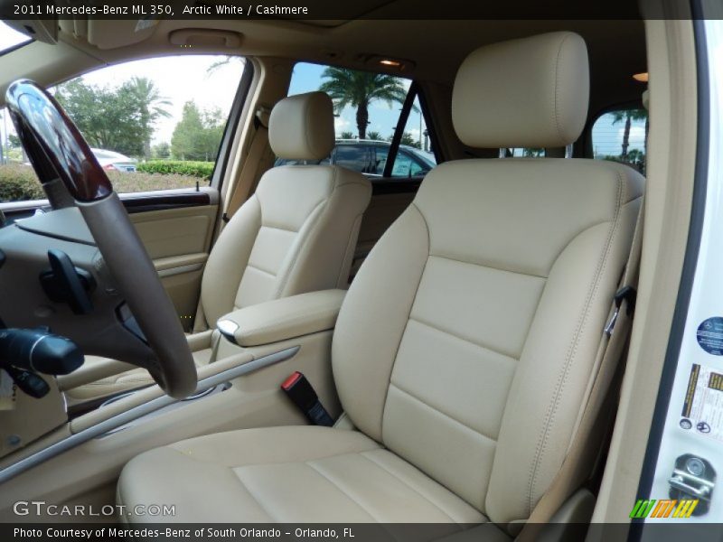 Arctic White / Cashmere 2011 Mercedes-Benz ML 350