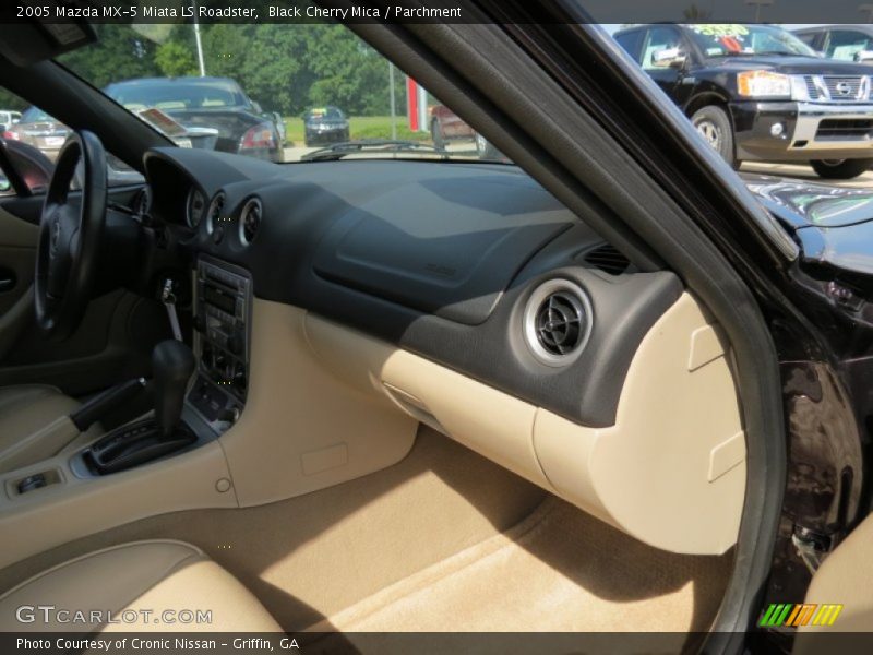 Black Cherry Mica / Parchment 2005 Mazda MX-5 Miata LS Roadster