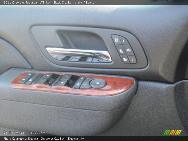 Black Granite Metallic / Ebony 2011 Chevrolet Suburban LTZ 4x4