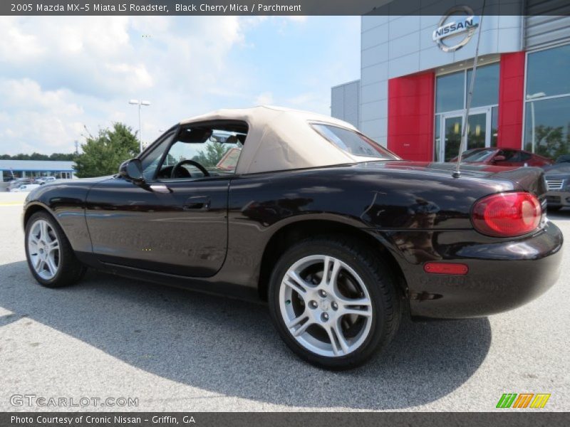 Black Cherry Mica / Parchment 2005 Mazda MX-5 Miata LS Roadster