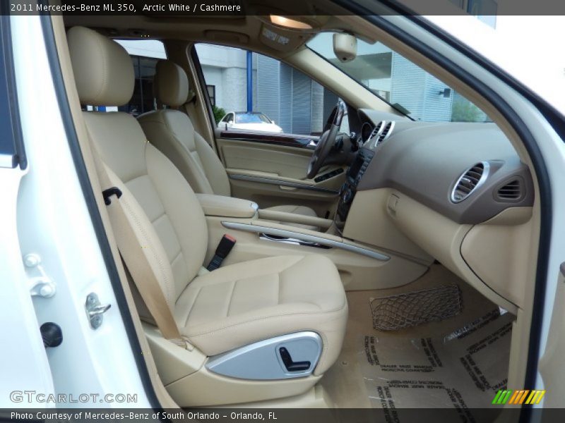 Arctic White / Cashmere 2011 Mercedes-Benz ML 350