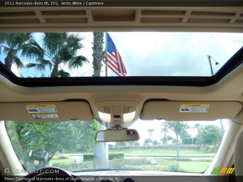 Arctic White / Cashmere 2011 Mercedes-Benz ML 350