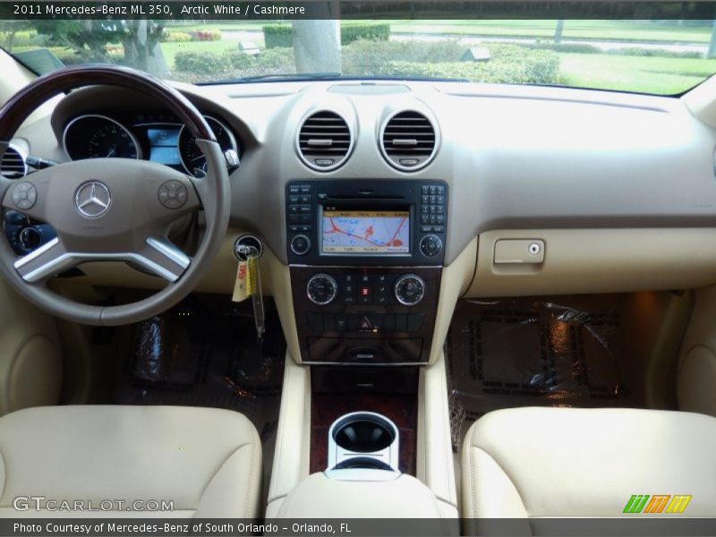 Arctic White / Cashmere 2011 Mercedes-Benz ML 350