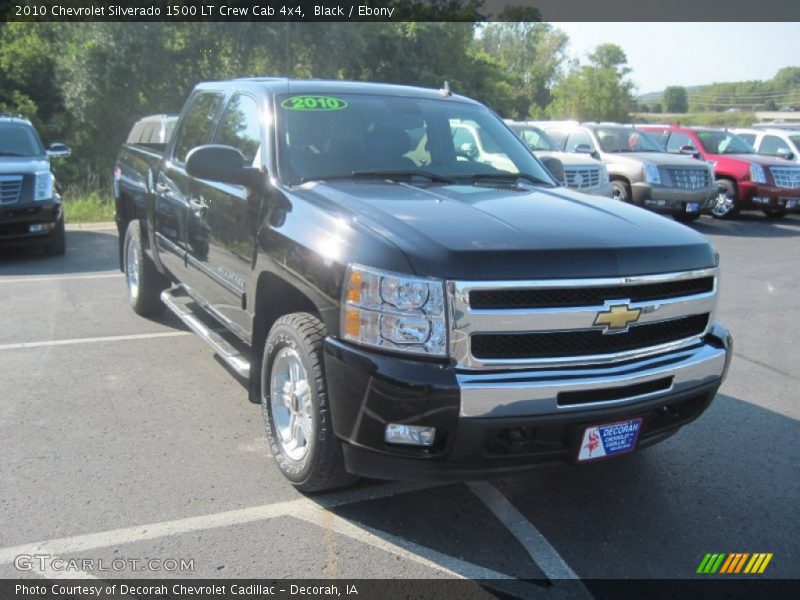 Black / Ebony 2010 Chevrolet Silverado 1500 LT Crew Cab 4x4