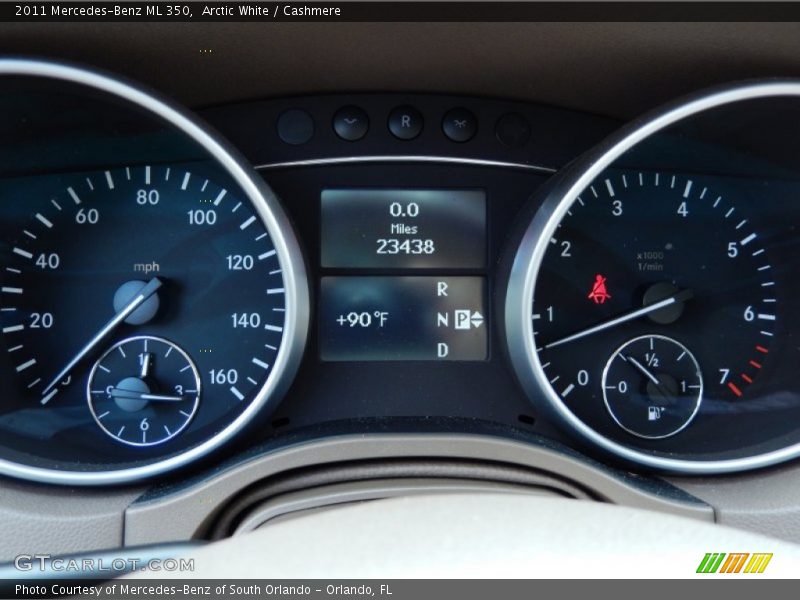Arctic White / Cashmere 2011 Mercedes-Benz ML 350
