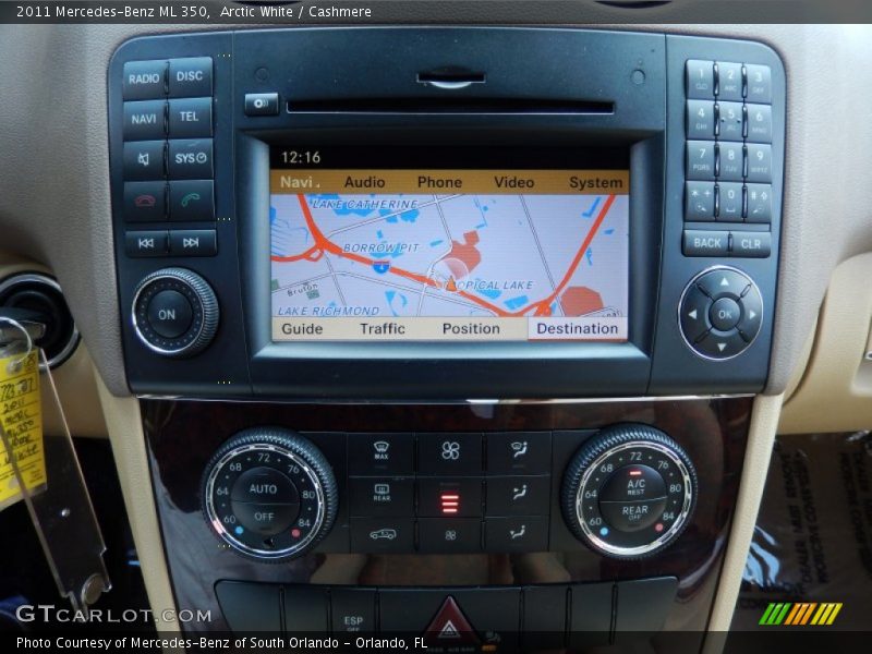 Arctic White / Cashmere 2011 Mercedes-Benz ML 350