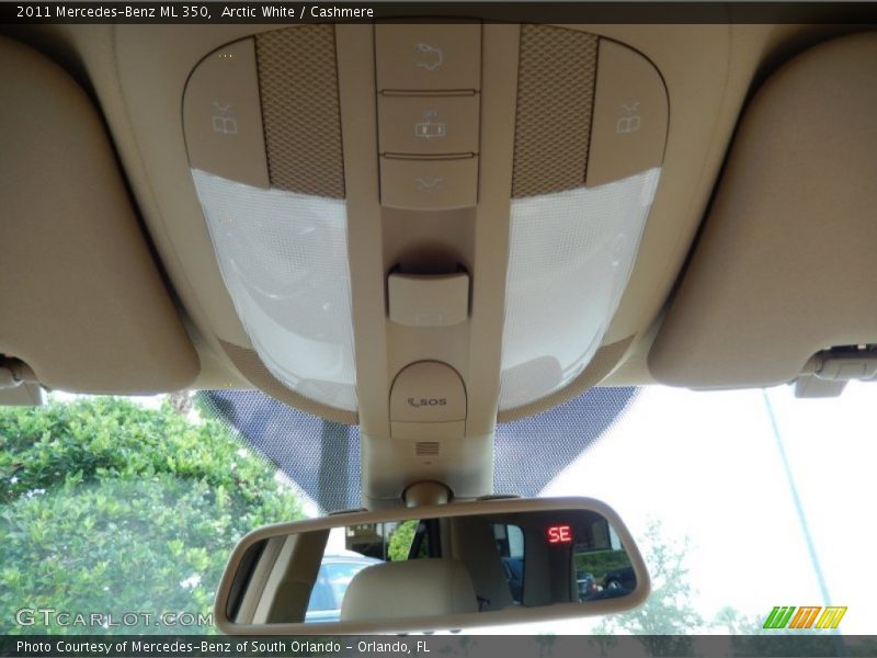 Arctic White / Cashmere 2011 Mercedes-Benz ML 350