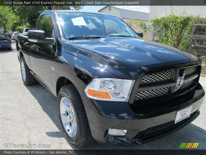 Black / Dark Slate Gray/Medium Graystone 2012 Dodge Ram 1500 Express Regular Cab