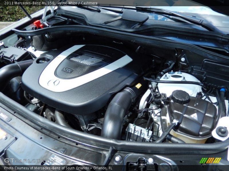 Arctic White / Cashmere 2011 Mercedes-Benz ML 350