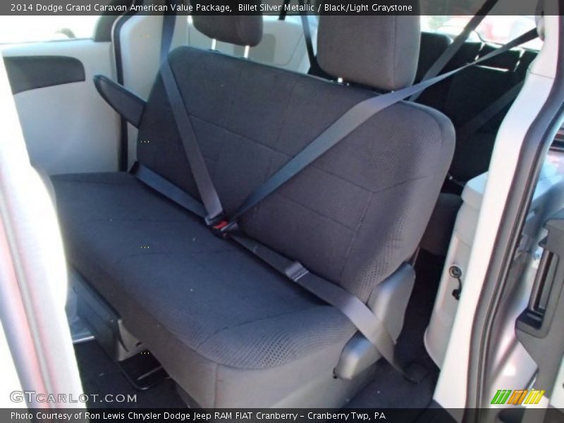 Billet Silver Metallic / Black/Light Graystone 2014 Dodge Grand Caravan American Value Package