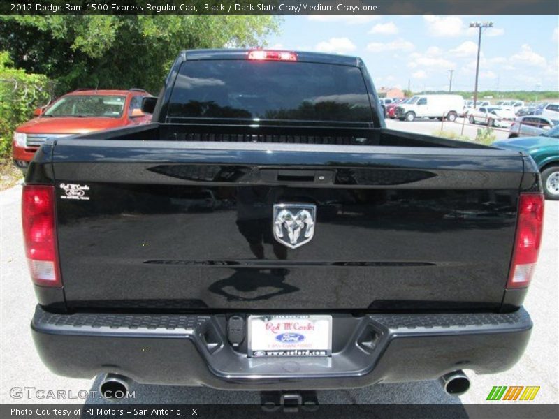 Black / Dark Slate Gray/Medium Graystone 2012 Dodge Ram 1500 Express Regular Cab