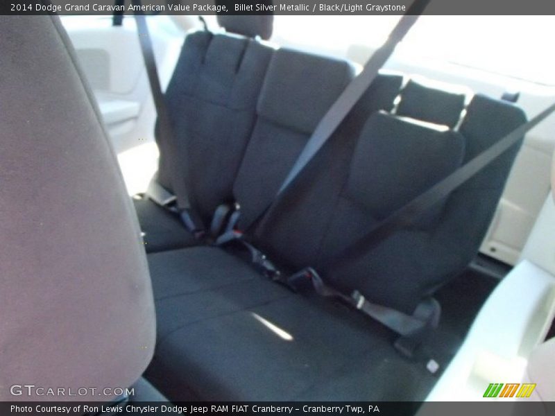 Billet Silver Metallic / Black/Light Graystone 2014 Dodge Grand Caravan American Value Package
