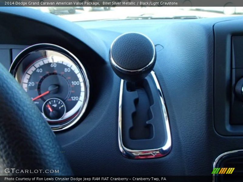 Billet Silver Metallic / Black/Light Graystone 2014 Dodge Grand Caravan American Value Package